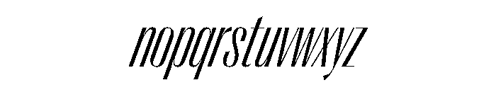 Right Sans Tight Variable 9 Font LOWERCASE