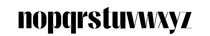 Right Sans Variable 27 Font LOWERCASE