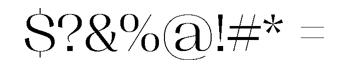 Right Sans Variable 37 Font OTHER CHARS