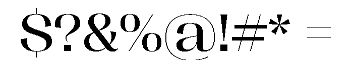 Right Sans Variable 38 Font OTHER CHARS