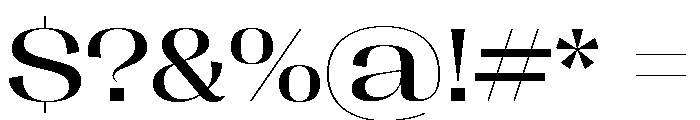 Right Sans Variable 45 Font OTHER CHARS