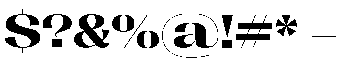 Right Sans Variable 47 Font OTHER CHARS