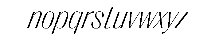 Right Sans Variable 71 Font LOWERCASE