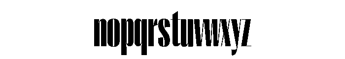 Right Sans Variable 7 Font LOWERCASE