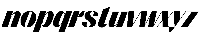 Right Sans Variable 84 Font LOWERCASE