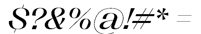 Right Sans Variable 87 Font OTHER CHARS
