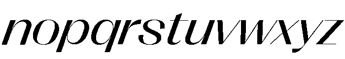 Right Sans Variable 87 Font LOWERCASE