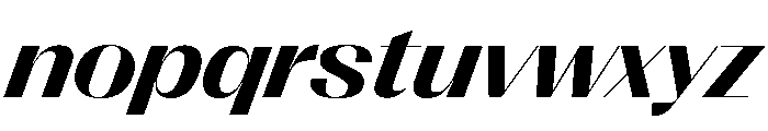 Right Sans Variable 89 Font LOWERCASE