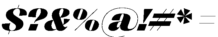 Right Sans Variable 91 Font OTHER CHARS