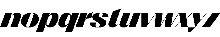Right Sans Variable 91 Font LOWERCASE