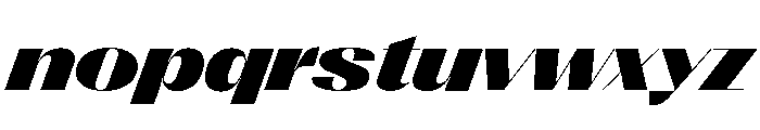 Right Sans Variable 98 Font LOWERCASE