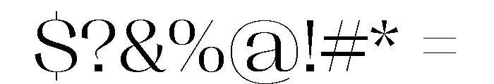 Right Sans Wide Variable 2 Font OTHER CHARS