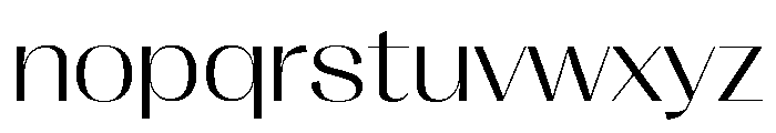 Right Sans Wide Variable 2 Font LOWERCASE