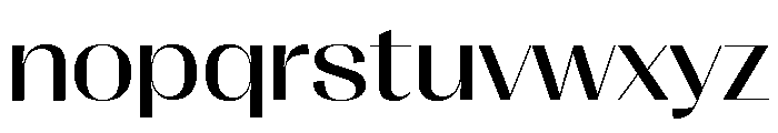 Right Sans Wide Variable 3 Font LOWERCASE