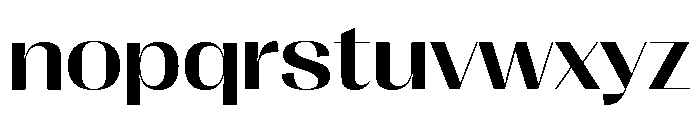 Right Sans Wide Variable 4 Font LOWERCASE