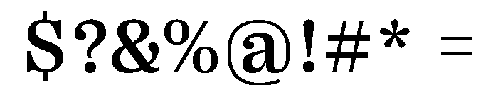 Right Serif Casual Variable 4 Font OTHER CHARS