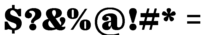 Right Serif Casual Variable 7 Font OTHER CHARS