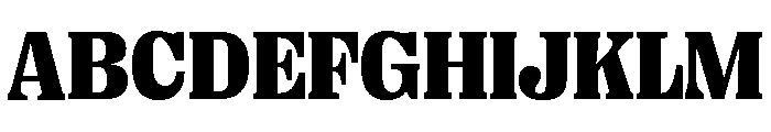 Right Serif Casual Variable 7 Font UPPERCASE