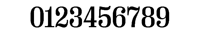 Right Serif Compact Medium Font OTHER CHARS