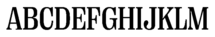 Right Serif Compact Medium Font UPPERCASE