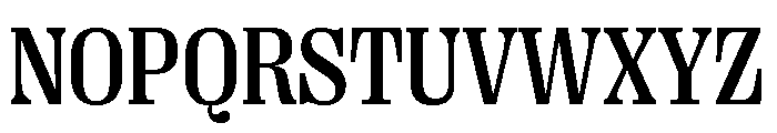 Right Serif Compact Medium Font UPPERCASE