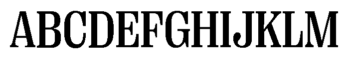 Right Serif Compact Variable 4 Font UPPERCASE