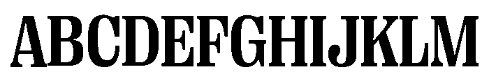 Right Serif Compact Variable 5 Font UPPERCASE