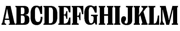 Right Serif Compact Variable 6 Font UPPERCASE