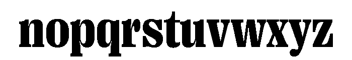 Right Serif Compact Variable 6 Font LOWERCASE