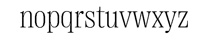 Right Serif Compact Variable Font LOWERCASE