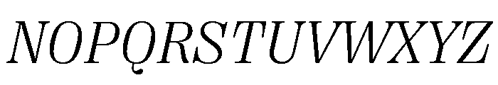 Right Serif Italic Variable 2 Font UPPERCASE