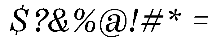 Right Serif Italic Variable 3 Font OTHER CHARS