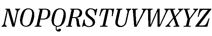Right Serif Italic Variable 3 Font UPPERCASE