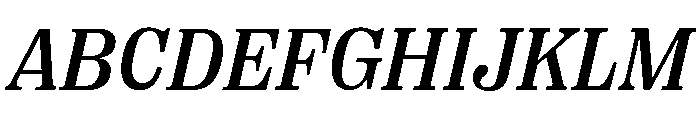 Right Serif Italic Variable 4 Font UPPERCASE