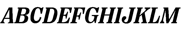 Right Serif Italic Variable 5 Font UPPERCASE