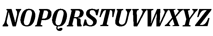 Right Serif Italic Variable 5 Font UPPERCASE