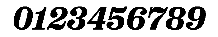 Right Serif Italic Variable 6 Font OTHER CHARS