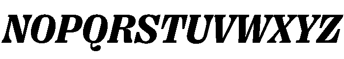 Right Serif Italic Variable 6 Font UPPERCASE