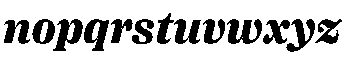Right Serif Italic Variable 6 Font LOWERCASE