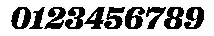 Right Serif Italic Variable 7 Font OTHER CHARS