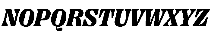 Right Serif Italic Variable 7 Font UPPERCASE