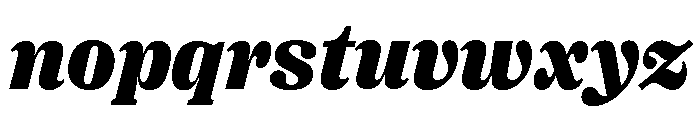 Right Serif Italic Variable 7 Font LOWERCASE