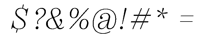 Right Serif Italic Variable Font OTHER CHARS