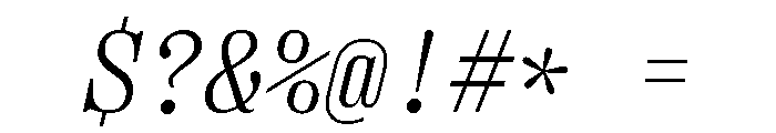 Right Serif Mono Italic Variable 2 Font OTHER CHARS
