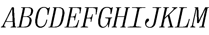 Right Serif Mono Italic Variable 2 Font UPPERCASE