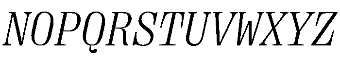 Right Serif Mono Italic Variable 2 Font UPPERCASE