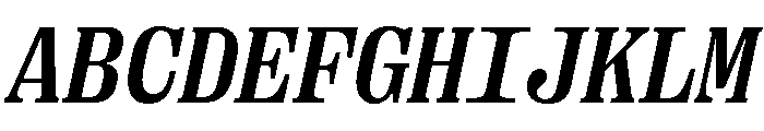 Right Serif Mono Italic Variable 5 Font UPPERCASE