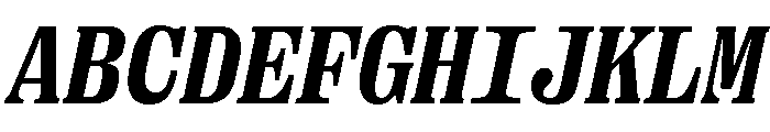 Right Serif Mono Italic Variable 6 Font UPPERCASE