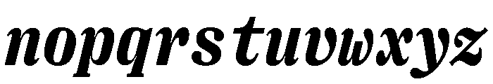 Right Serif Mono Italic Variable 6 Font LOWERCASE