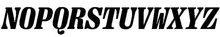 Right Serif Mono Italic Variable 7 Font UPPERCASE